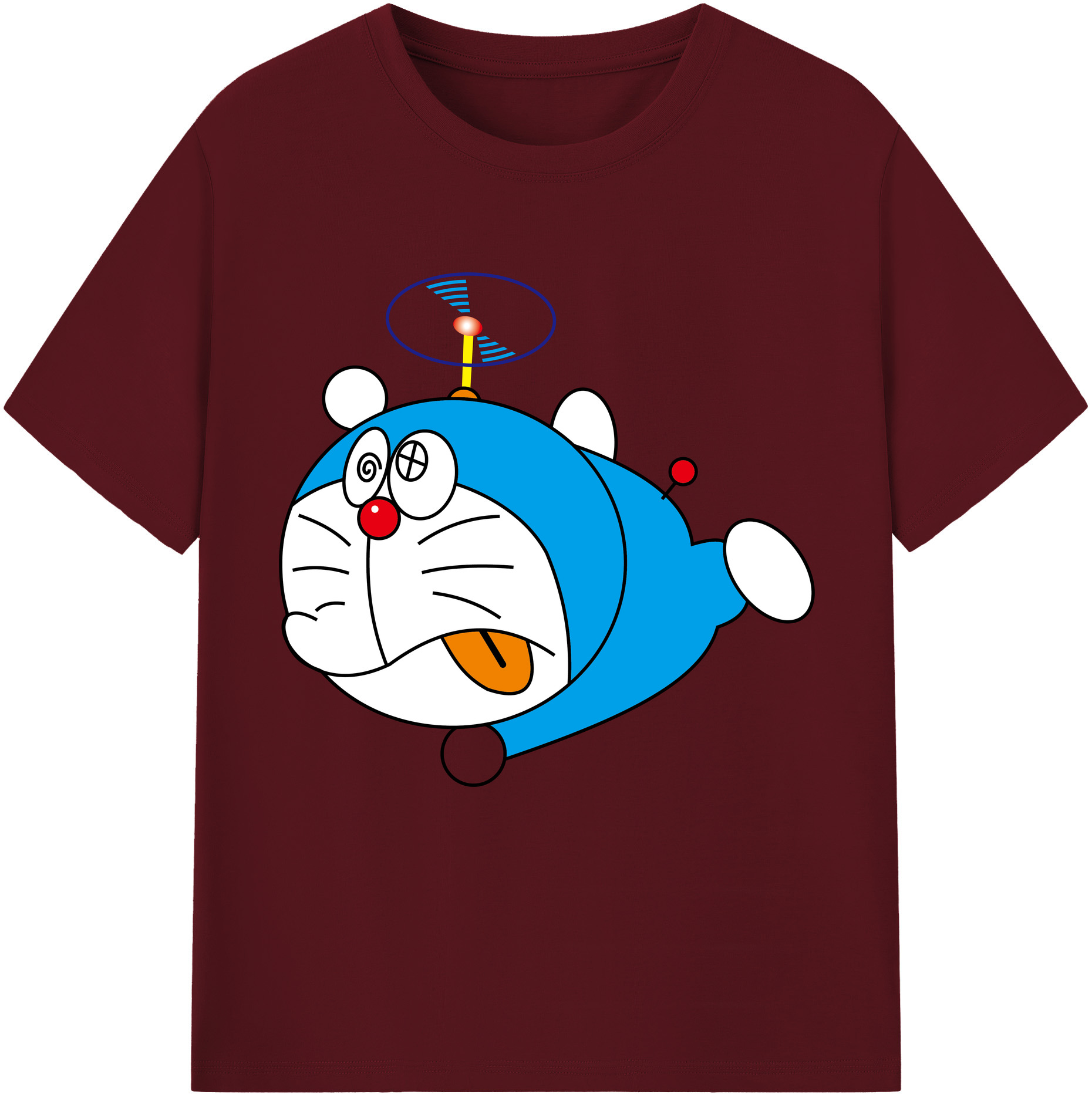 （画像用） ドラえもん Doraemon 綿100％半袖Tシャツ（フロントプリント）